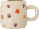 Bloomingville Universaltasse Addy 130 ml, 1 Stück, Beige/Weiss