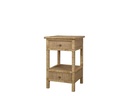 Chic Antique Nachttisch geflochten 40 x 66 cm, Braun