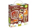 Banana Panda Puzzle Progressive Forest Animals Pappe 33 Teile
