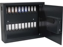 Pavo Schlüsselsafe Magnettag 20 Haken, Grau