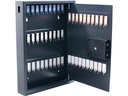 Pavo Schlüsselsafe Magnettag 50 Haken, Grau