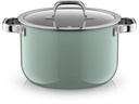 WMF Kochtopf Fusiontec Mineral Pro 24 cm, Eukalyptusgrün