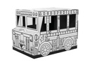 Fellowes Ausmal-Spielbus Shrink aus Wellpappe