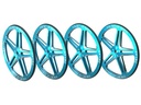 SKYRC Setup Wheel Blau Aluminium Blau für 1/10 Modelle