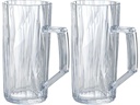 Koziol Bierglas Club No. 26 500 ml, 2 Stück, Transparent