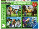 Ravensburger Puzzle Minecraft 4 x 100 Teile