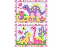 Ravensburger Malen nach Zahlen Bunte Dinos Acrylfarben