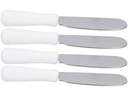 alpina Buttermesser 4 Stück, Weiss