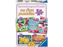 Ravensburger Puzzle Dino-Freunde 2/4/6/8 Teile