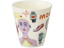 Koziol Trinkbecher Nora M Sisters Move 300 ml, 1 Stück, Mehrfarbig