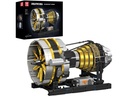 Mould King 10141 Motorisiertes Flugtriebwerk Silber-Gold