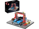 Mould King Werkstatt und Challenger Muscle Car Werkstatt-Diorama