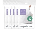 Simplehuman Müllbeutel Code X, 80 l, 5 x 20 Stück