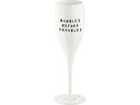Koziol Sektglas Bubbles 100 ml, 1 Stück, Weiss