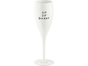 Koziol Sektglas Sip Sip Hooray 100 ml, 1 Stück, Weiss