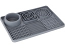 Kerbl Schleckmatte XL Grau, 30 x 20 x 4 cm