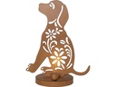 Star Trading Solar Decoration Oxidog Indoor, Outdoor, Warmweiss, Rost
