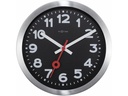 NeXtime Wanduhr Station Ø 35 cm Schwarz
