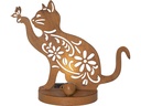 Star Trading Solar Decoration Oxicat Indoor, Outdoor, Warmweiss, Rost