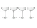 Luigi Bormioli Champagnerglas Optica 30 cl, 4 Stück, Transparent