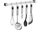 GEFU Küchenutensilienhalter Smartline Schwarz/Silber, 50 cm