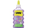 UHU Bastelkleber Glitter Glue Maxi 177 ml Lila