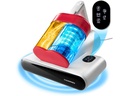 CLEANmaxx Milben-Handstaubsauger 400W, Weiss/Rot + CH-Stecker