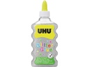 UHU Bastelkleber Glitter Glue Maxi 177 ml Silber