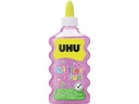 UHU Bastelkleber Glitter Glue Maxi 177 ml Pink