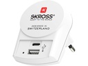 SKROSS Weltreiseadapter PRO+ USB AC30PD