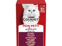 Purina Gourmet Nassfutter Mon Petit Intense Duo Rind, Huhn,Truthan 6 x 50 g