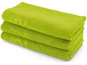 21CARS Edgeless Mikrofaser-Handtuch 3er-Set 40 x 40 cm Grün