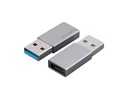 4smarts USB-Adapter 2er Set, passiv USB-A Stecker - USB-C Buchse