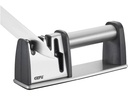GEFU Messerschärfer Colt Pro Schwarz/Silber