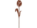 Esschert Design Dekofigur Tulpe Weichstahl Rost 9 x 37 cm