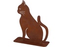 Esschert Design Dekofigur Rost-Katze Baustahl Rost-Finish