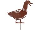 Esschert Design Ente Edelrost 30.5 x 36.6 cm