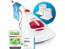 CLEANmaxx Milben-Handstaubsauger mit UV-C-Licht 300W, Weiss/Rot