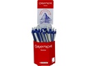 Caran d'Ache Kugelschreiber 825, Blau / Schwarz / Rot, 30 Stück