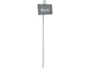 Esschert Design Pflanzschild Schiefer Metall 3.4 x 8.1 x 36 cm