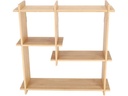 Esschert Design Pflanzenständer L Bambus Stahl 55 x 55 cm