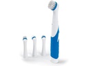CLEANmaxx Reinigungsbürste 6 V weiss/blau inkl. 4 Aufsätze Weiss