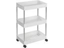 Songmics Regal mit 3 Ablagen Weiss