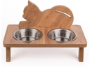 Paws & Whiskers Futterbar mit Näpfe Apvm13