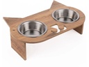 Paws & Whiskers Futterbar mit Näpfe Apvm4