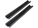 Luana Rose Zugluftstopper, Schwarz, 2er-Set