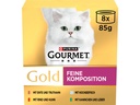 Purina Gourmet Nassfutter Gold Feine Komposition 8 x 85 g