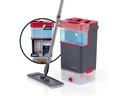 CLEANmaxx Komfort-Mopp, 7 l, Grau / Rot