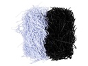 Creativ Company Papier-Füllmaterial 25-30 cm x 3 mm, 100g, Schwarz-Weiss