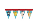 We fiesta Party Girlande Flaggen Pokémon 2.3 m, Mehrfarbig